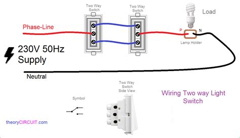 two way light switch wiring